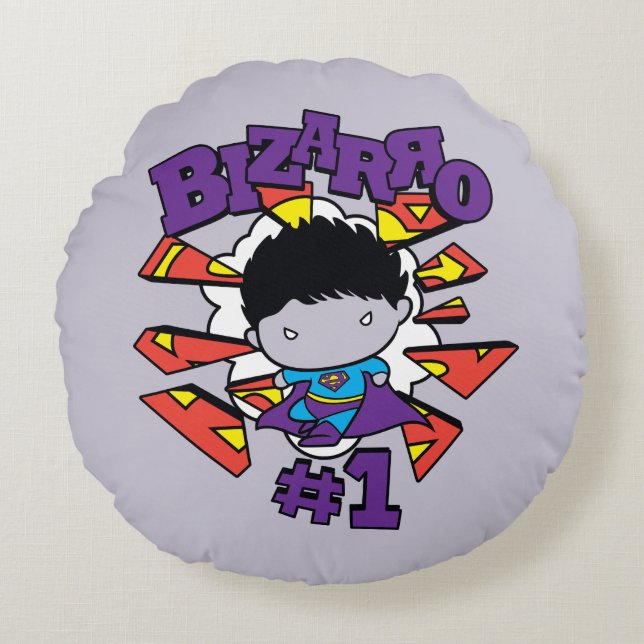Chibi Bizarro #1 Round Cushion (Front)