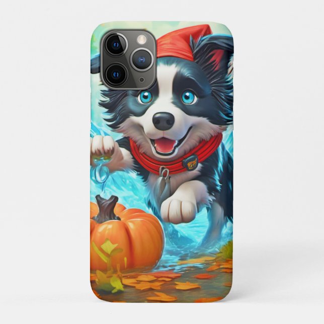 Chibi Border Ninja Dog: Epic Art Case-Mate iPhone Case (Back)
