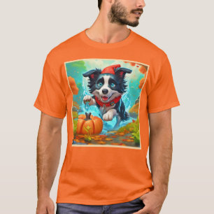 Chibi Border Ninja Dog: Epic Art T-Shirt