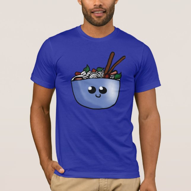 Chibi Bowl of Pho Men's  shirt (Front)