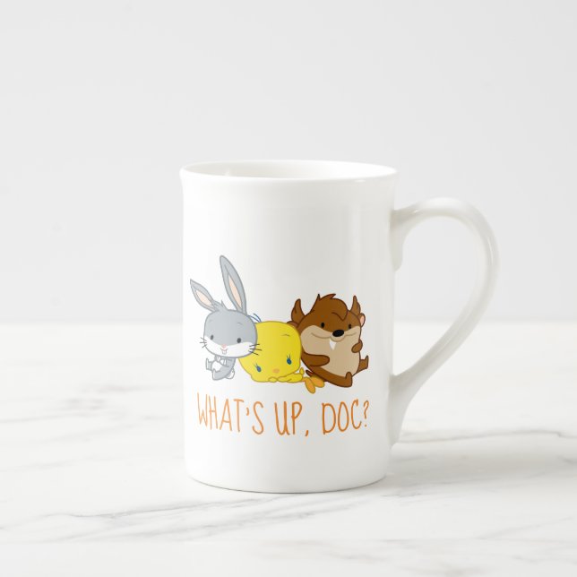 Chibi BUGS BUNNY™, TWEETY™, & TAZ™ Bone China Mug (Right)