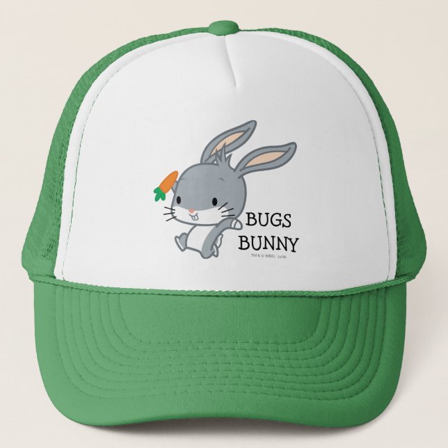 Chibi BUGS BUNNY™ With Carrot Trucker Hat (Front)