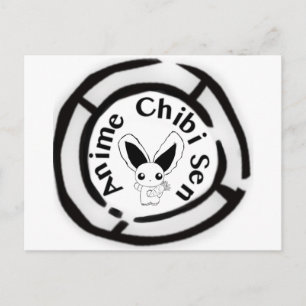 Chibi Bunny Postcard