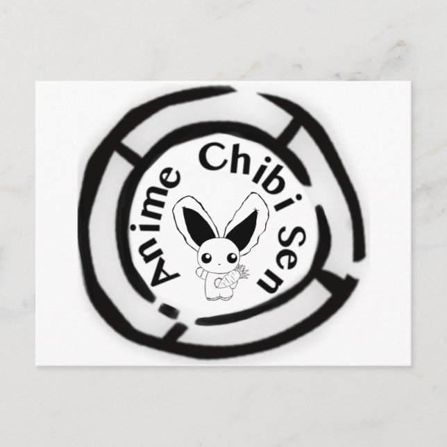 Chibi Bunny Postcard (Front)