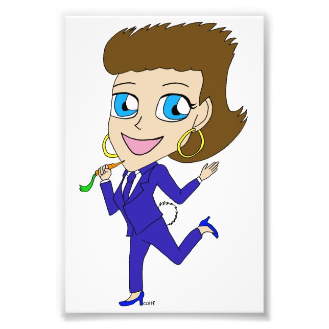 chibi bunny tail photo print (Front)