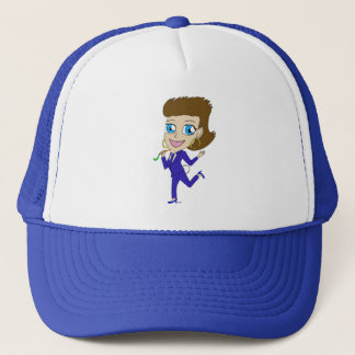 chibi bunny tail trucker hat