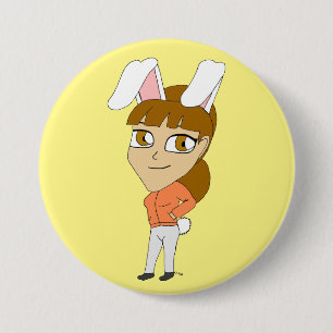 chibi bunnygirl  button