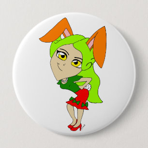 chibi bunnygirl  button