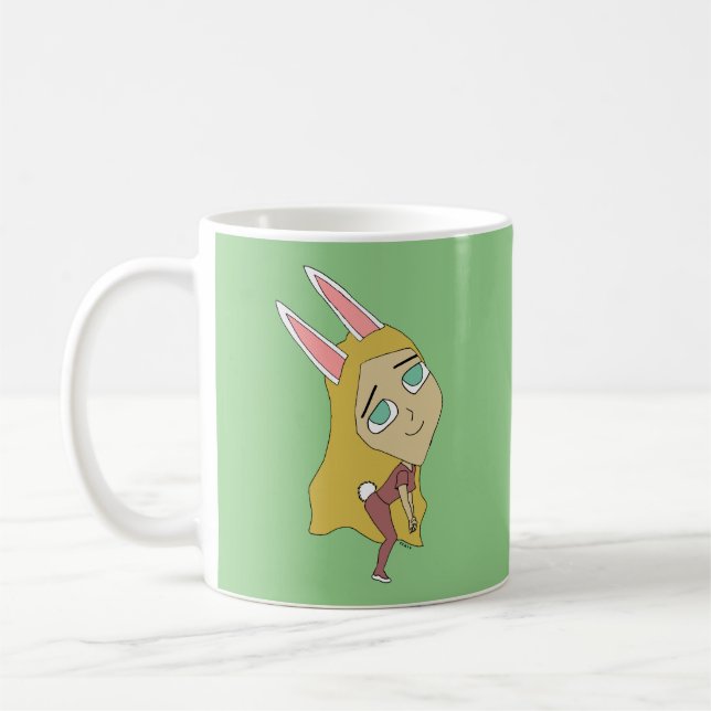 chibi bunnygirl   coffee mug (Left)