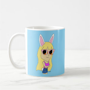 chibi bunnygirl   coffee mug