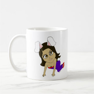 chibi bunnygirl  coffee mug