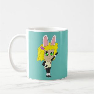 chibi bunnygirl   coffee mug