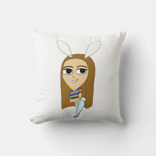 chibi bunnygirl  cushion
