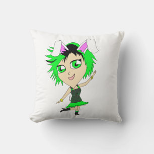 chibi bunnygirl  cushion