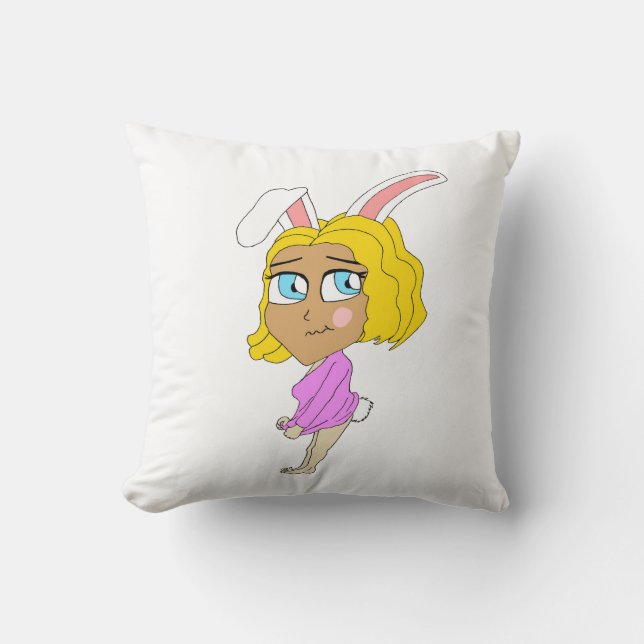 chibi bunnygirl  cushion (Front)
