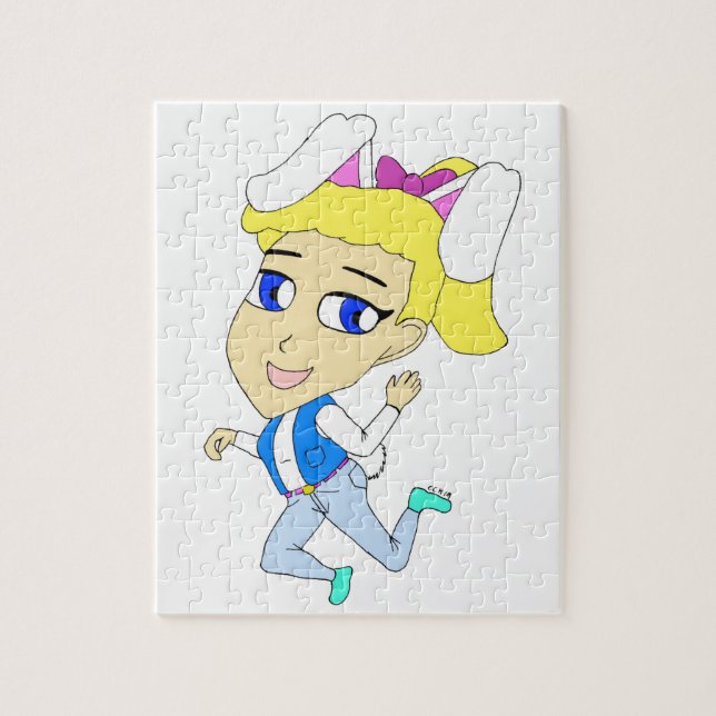chibi bunnygirl jigsaw puzzle (Vertical)