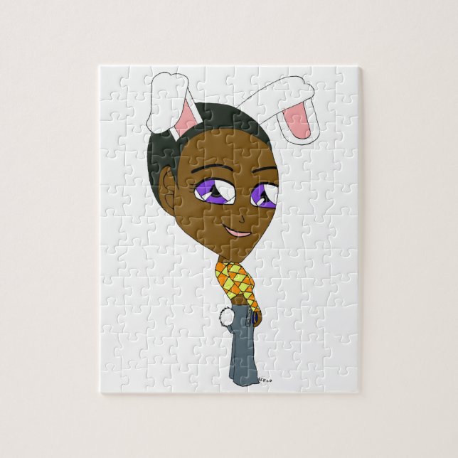 chibi bunnygirl   jigsaw puzzle (Vertical)