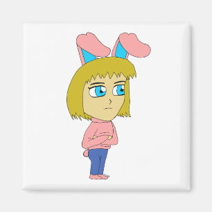 chibi bunnygirl  magnet