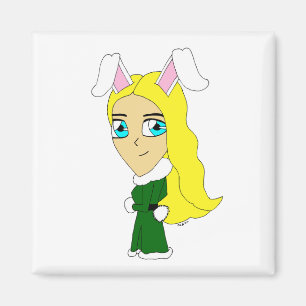 chibi bunnygirl   magnet