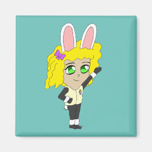chibi bunnygirl magnet