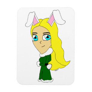 chibi bunnygirl     magnet