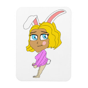 chibi bunnygirl    magnet