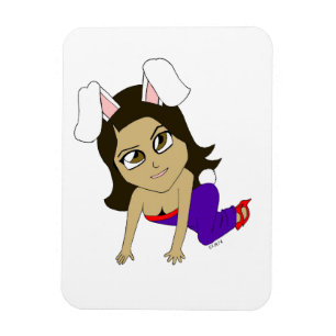 chibi bunnygirl  magnet