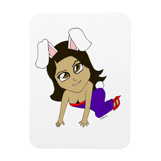 chibi bunnygirl  magnet (Vertical)