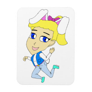 chibi bunnygirl   magnet