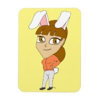 chibi bunnygirl magnet