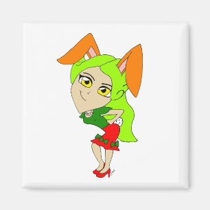 chibi bunnygirl    magnet