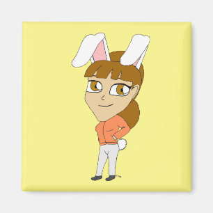 chibi bunnygirl  magnet