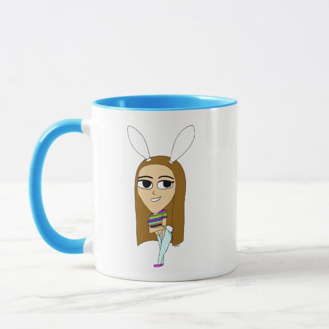 chibi bunnygirl   mug (Left)