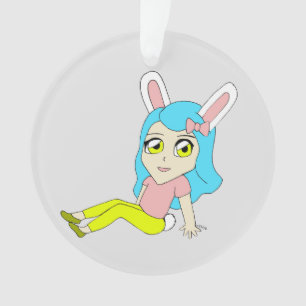 chibi bunnygirl     ornament