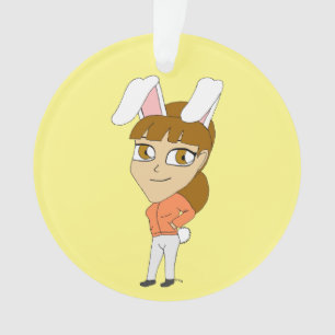 chibi bunnygirl   ornament