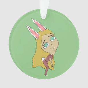 chibi bunnygirl ornament