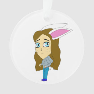 chibi bunnygirl     ornament