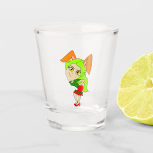 chibi bunnygirl shot glass