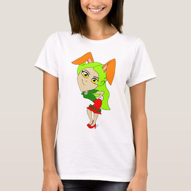 chibi bunnygirl      T-Shirt (Front)