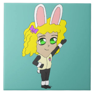 chibi bunnygirl   tile
