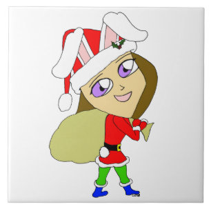 chibi bunnygirl     tile