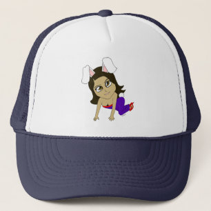 chibi bunnygirl trucker hat