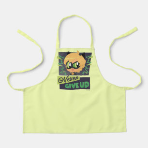 Chibi Cat Noir Never Give Up Apron