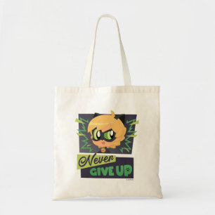 Chibi Cat Noir Never Give Up Tote Bag