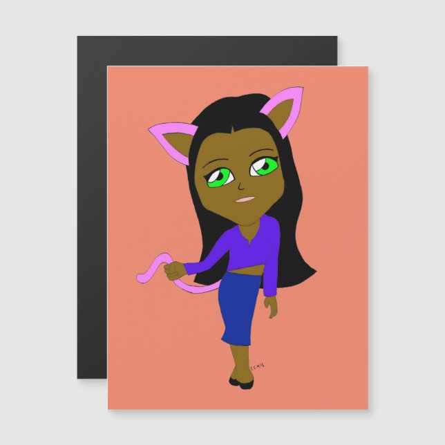 chibi catgirl  (Front/Back)