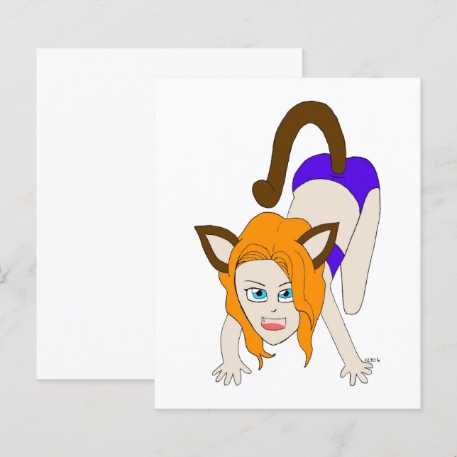 chibi catgirl (Front/Back)