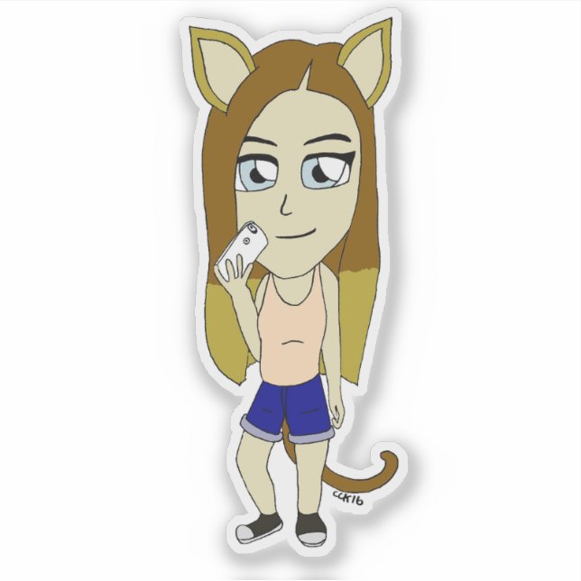 Chibi Catgirl (Front)