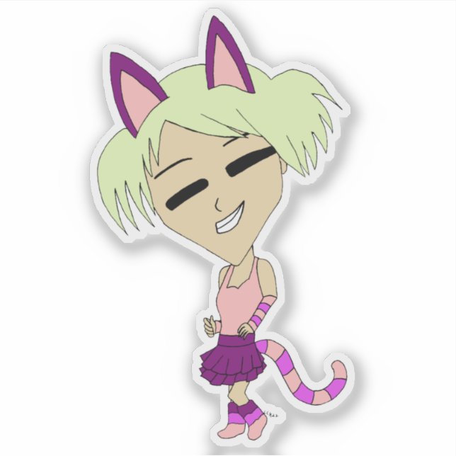 chibi catgirl   (Front)