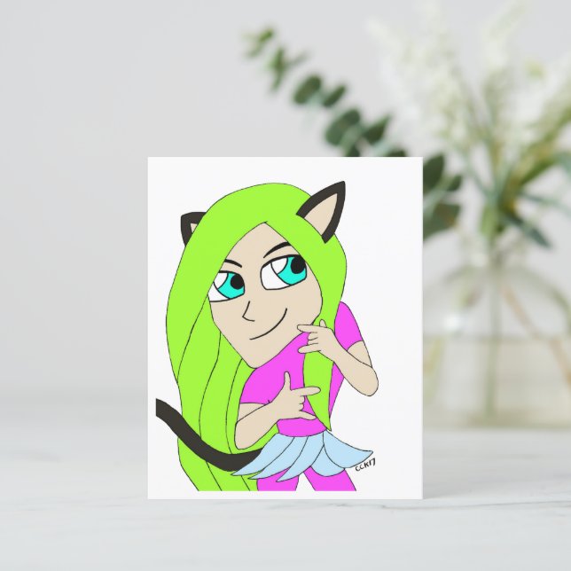 chibi catgirl  (Standing Front)