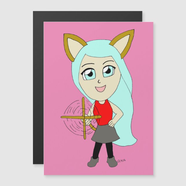 chibi catgirl  (Front/Back)